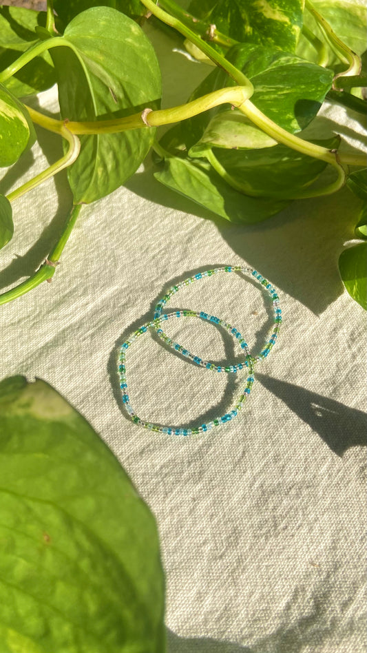 Ocean Beaded Bracelet