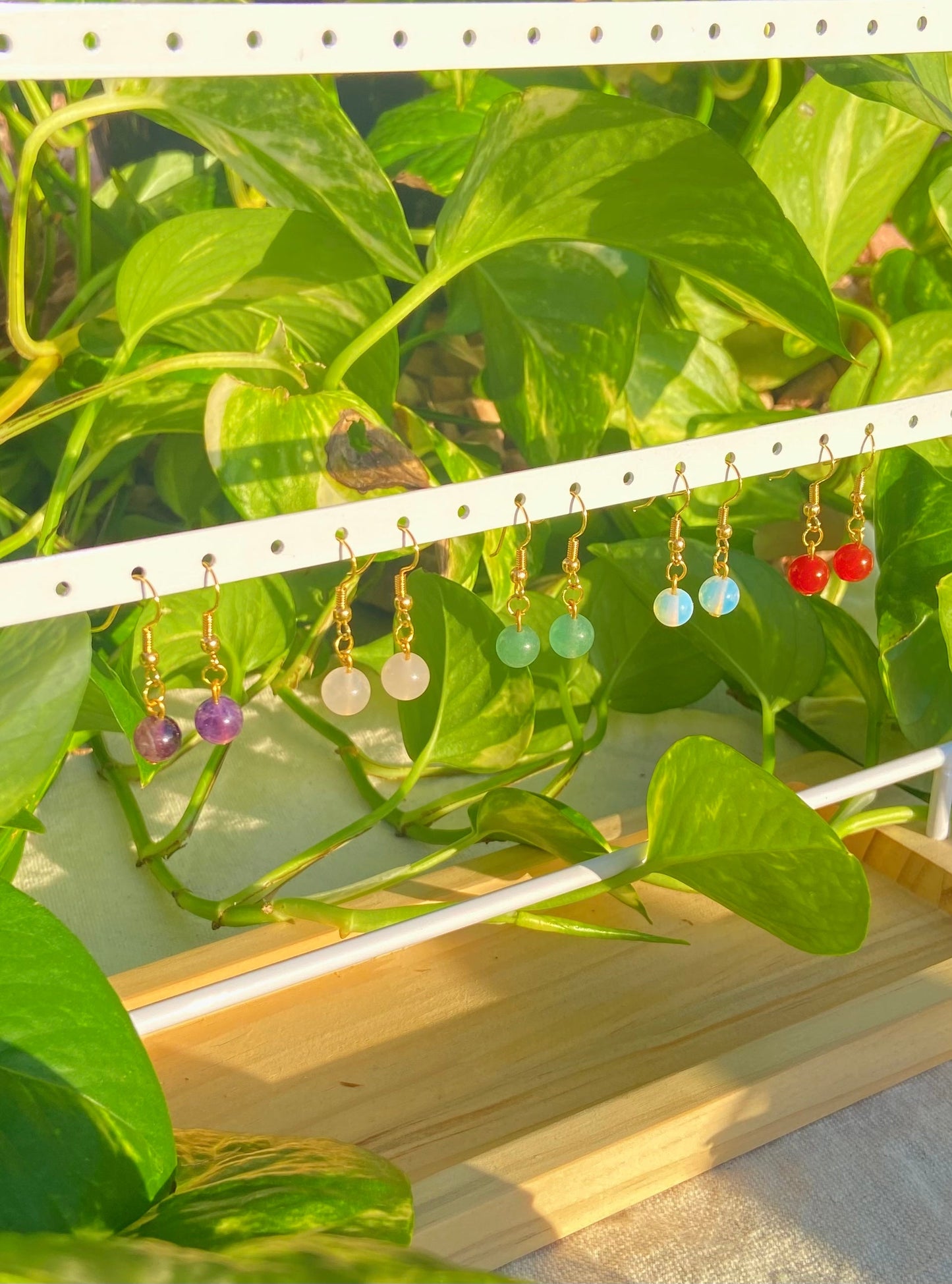 Carnelian Droplet Earrings