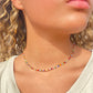 Rainbow Beaded Choker