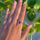 Snowflake Obsidian Ring