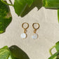 Round Shell Hoop Earrings