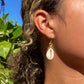 Cowrie Hoop Earrings