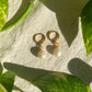 Freshwater Rice Pearl Hoop Earrings