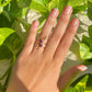 Amethyst Double Band Wire Ring