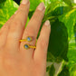 Sodalite Adjustable Wire Ring