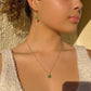Green Aventurine Droplet Crystal Necklace