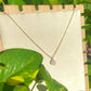 Rose Quartz Droplet Crystal Necklace