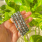 Snowflake Obsidian Bracelet